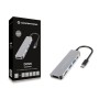 CONCEPTRONIC DONN02G 6-in-1 USB 3.2 Gen 1 Docking Station, USB 3.0 x 2, 60W USB PD, HDTV, SD, TF/MicroSD, 35.8 x 120 x 15 mm CON